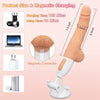 Telescopic Multi-Angles Sex Machine Silicone Suction Cup Dildo Vibrator 6 Inch