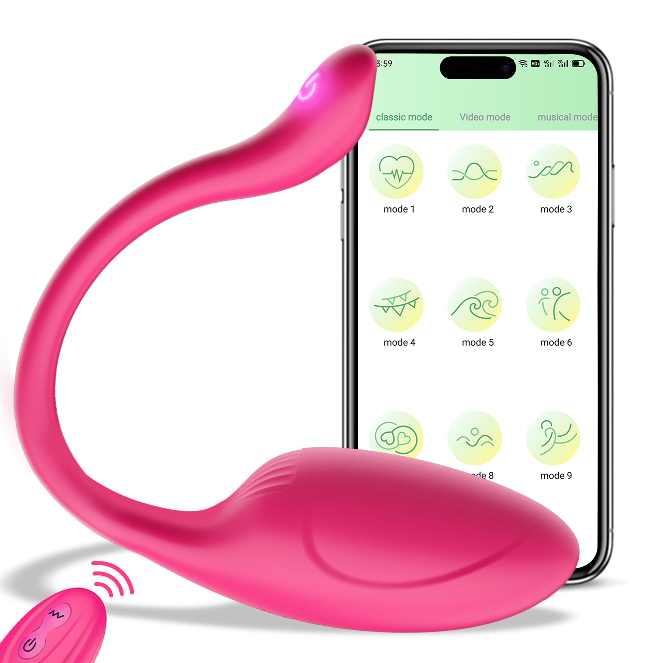 Most Powerful Bluetooth Remote Control Vibrator with Unlimited Vibration Patterns