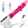 Sex Machine Thrusting Dildo Vibrator with Automatic Vibrating & Thrusting & Flapping