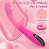 Soft Flexible Curved G Spot Vibrator – High Frequency Vibration Modes Clitoral Stimulator