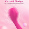 Soft Flexible Curved G Spot Vibrator – High Frequency Vibration Modes Clitoral Stimulator