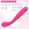 Adorime,G Spot Vibrator for Women Masturbation Device with 5 Speeds & 10 Modes   Couple Toy Games Pink