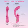 Double-Ended Tongue Licking Vibrator with 5 Rotating & Vibrating Modes