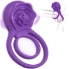 Dual Loop Rose Cock Ring Couples Vibrator with 10 Vibrations #Real Couples #Doggystyle #Erection