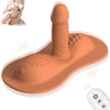 Novelty Ride-On 4.5 Inch DIldo Dual Vibrator with Remote Control