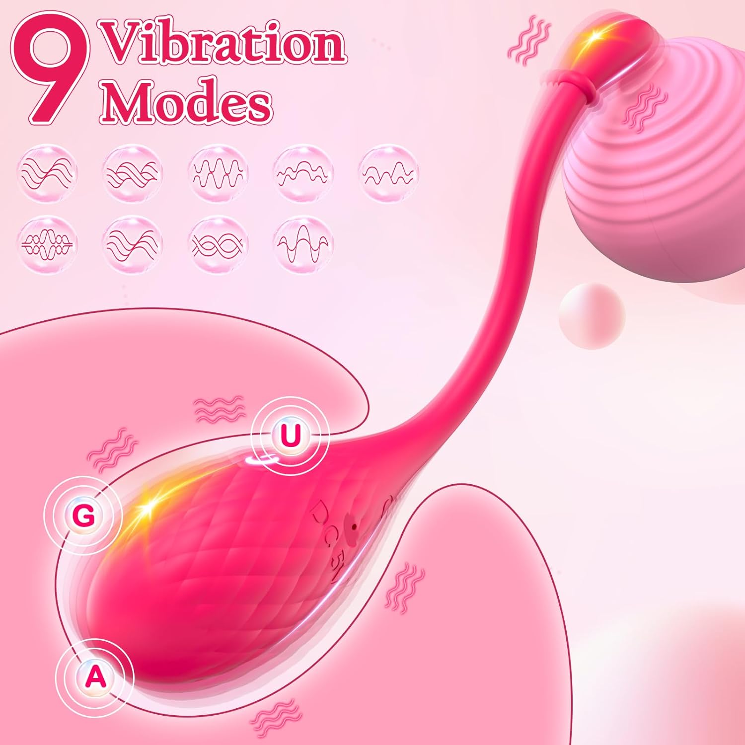 Droplet - APP Control Vibrator with 9 Vibrations for Vagina Stimulation