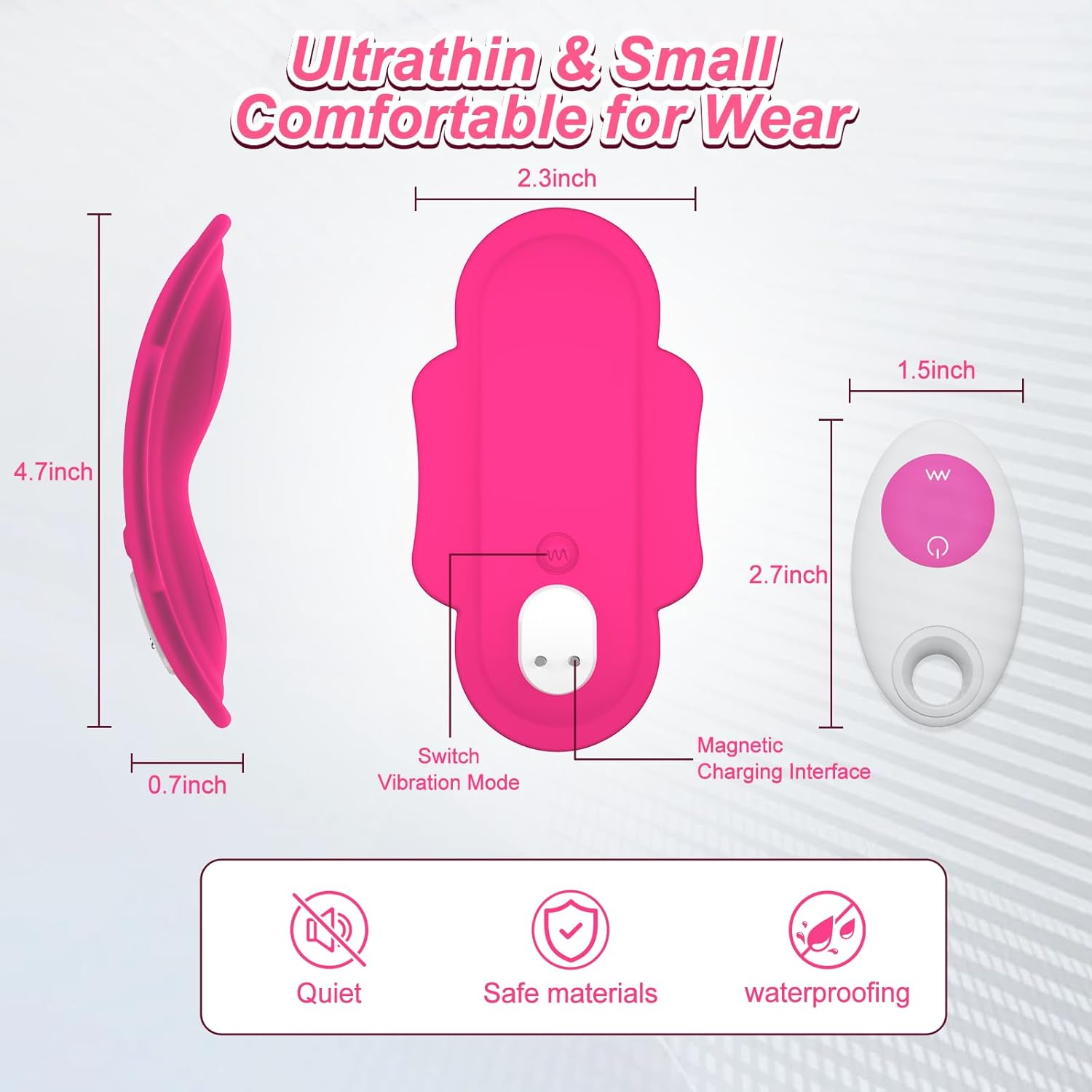 Moxie + App and Remote Controlled Wearable Clitoral Panty Vibrator