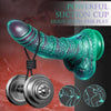 Squirmer Rechargeable Thrusting & Vibrating Silicone Suction Cup Dildo with Remote 9.2 Inch