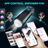 App Control 9IN1 Male Masturbator 360° Wrap Male Stroker with Adjustable Helmet