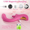 3 in 1 G Spot Vibrator Lip Tongue Licker with 5 Rotating & Vibrating Modes