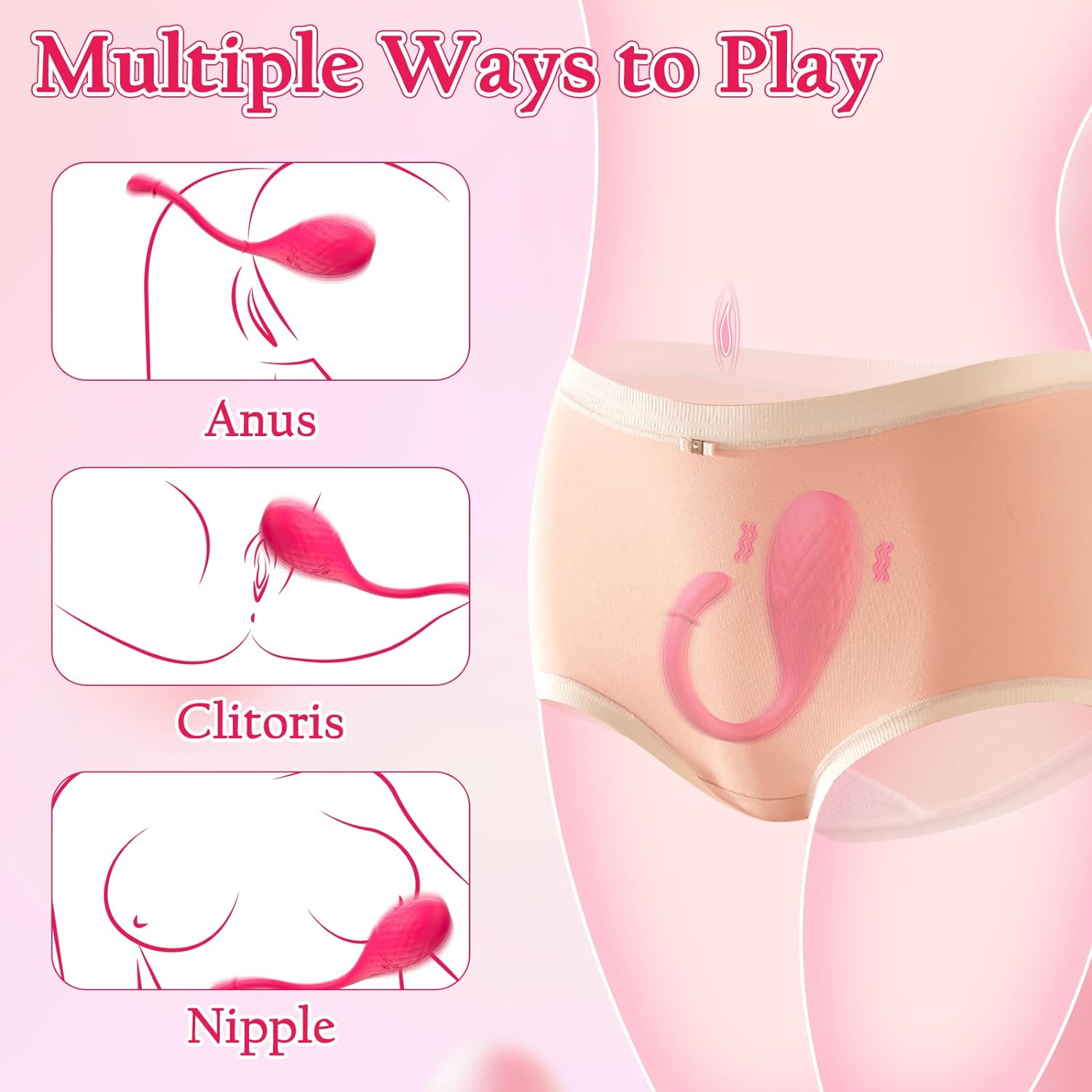 Droplet - APP Control Vibrator with 9 Vibrations for Vagina Stimulation