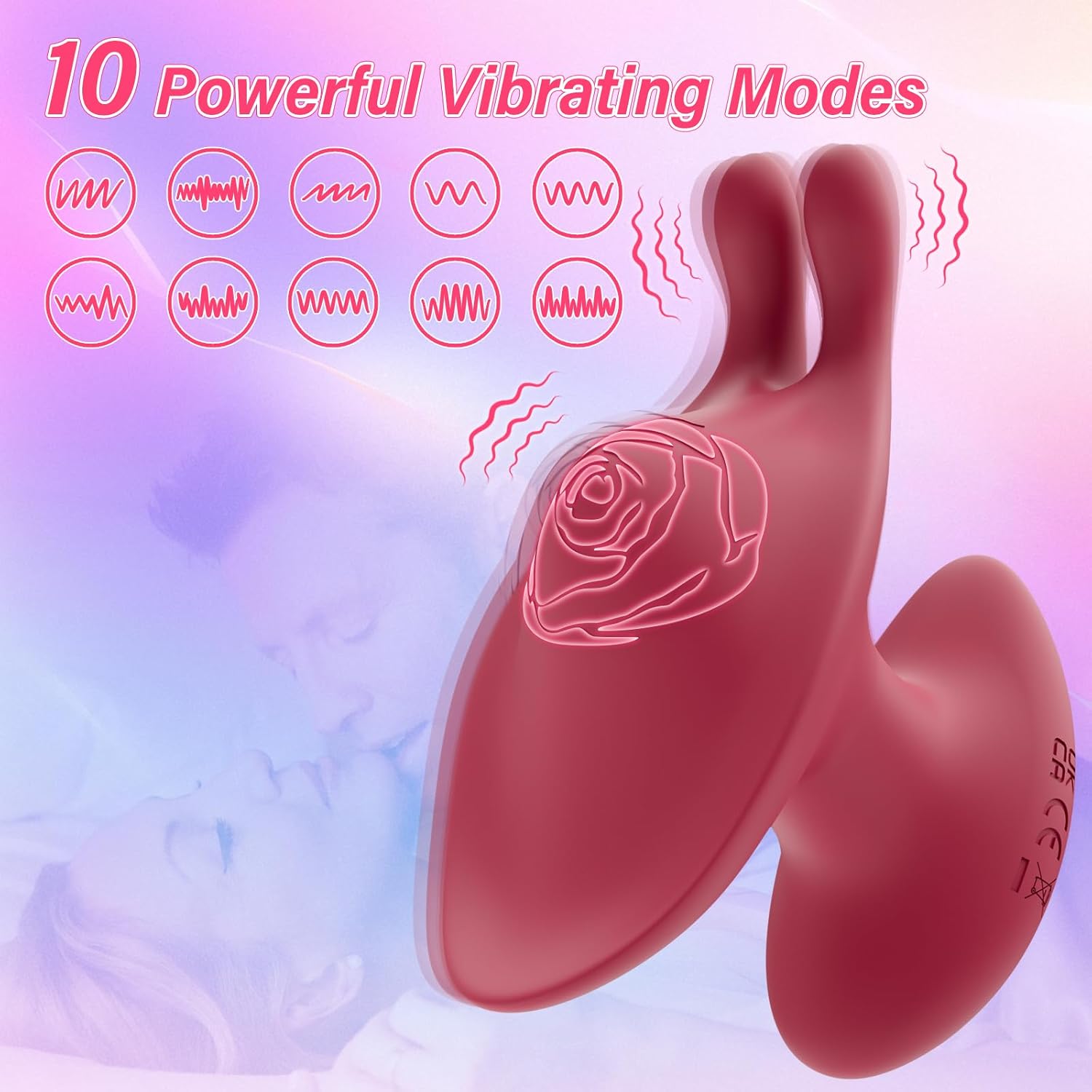 Finger Clitoral Stimulator - Mini Rabbit Vibrator with 10 Vibrating Modes