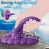 Fantasy Dragon Vibrating Suction Cup Dildo Silicone Tentacle Sucker