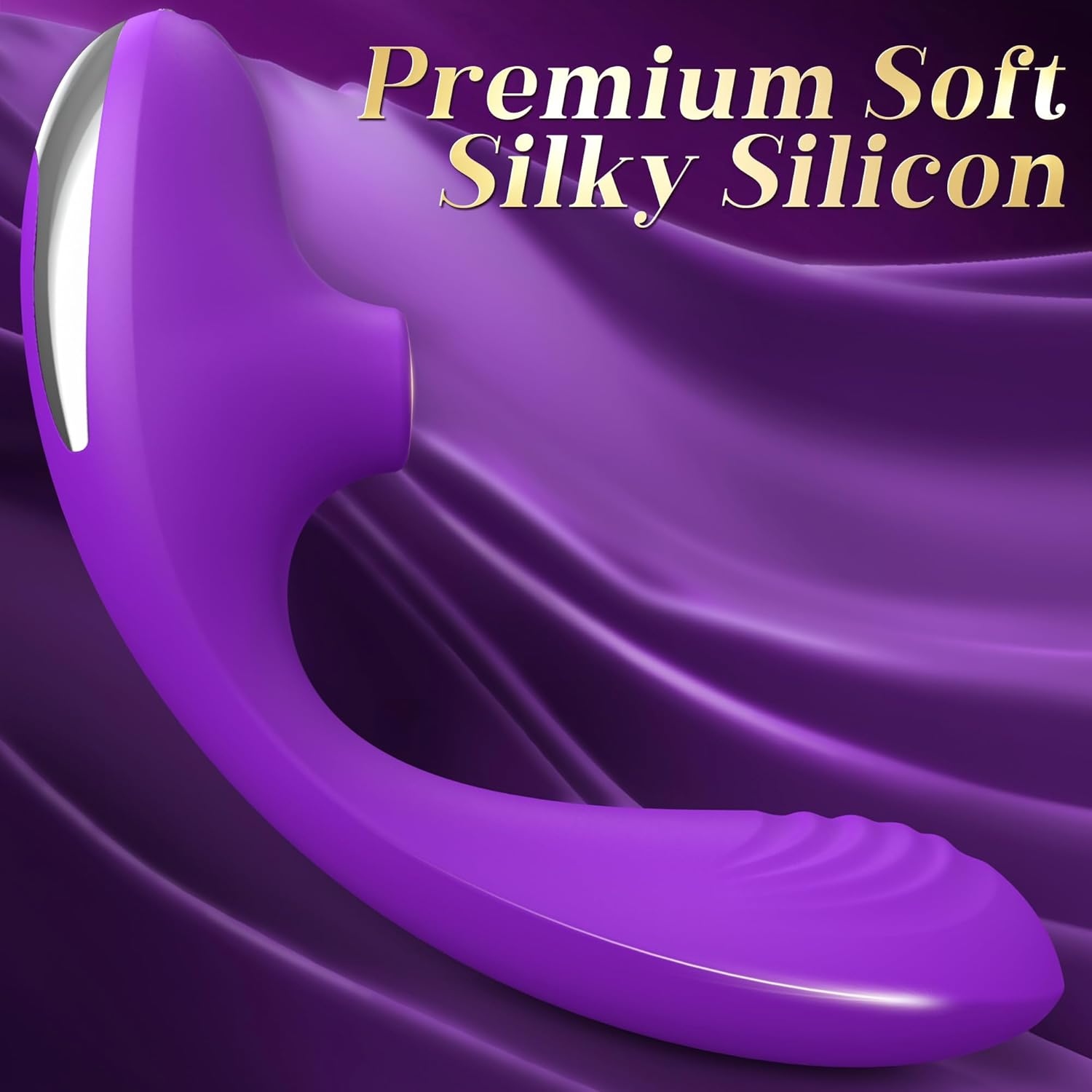 3 in 1 Adjustable Dildo Vibrator Sucking Stimulator with 10 Suction & Vibration Modes