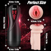 Blowjob Pleasure Automatic Masturbator with LCD Display and Lifelike Textured Vagina