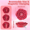 Nipple Vibrator Rose Nipple Clamps Wearable Remote Control Stimulator