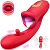 Amara - G Spot Flapping Vibrator with Kissing Function & Vibrating Tongue