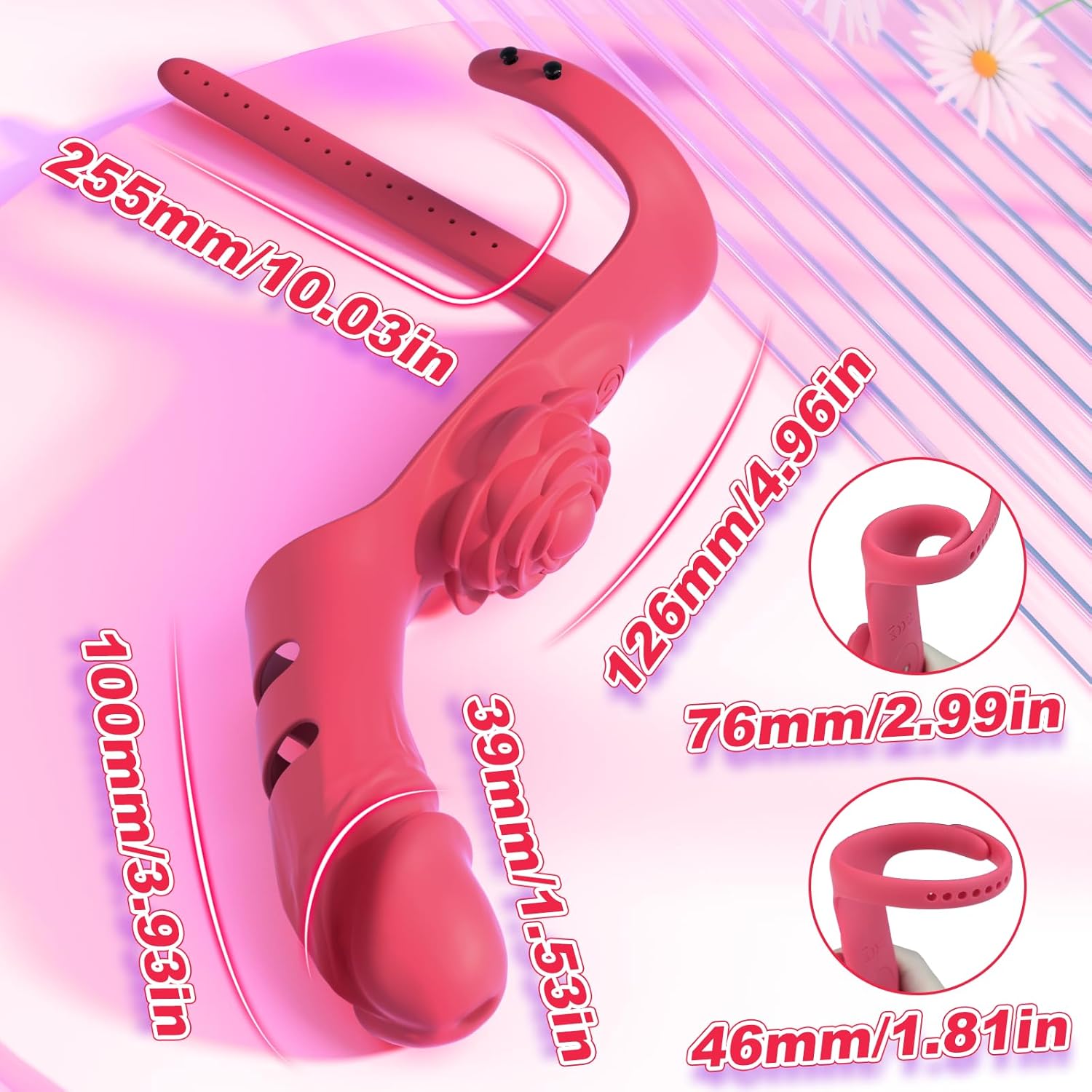 G Spot Finger Rose VibratorToy