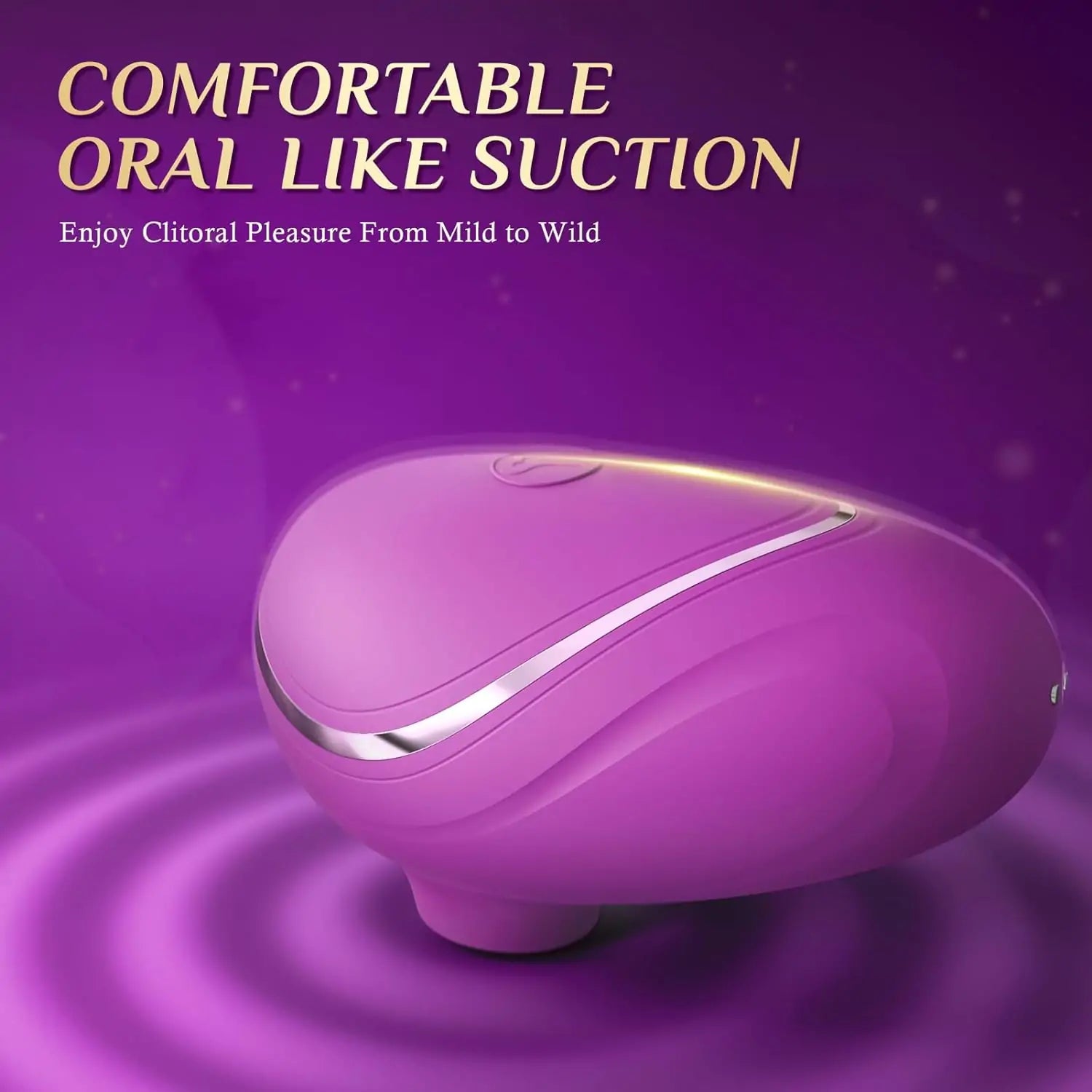 Mini Wide Opening Sucking Vibrator Clitoral Suction Vibrator with 6 Modes