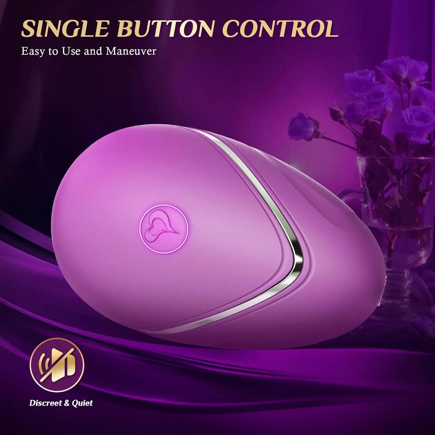 Mini Wide Opening Sucking Vibrator Clitoral Suction Vibrator with 6 Modes