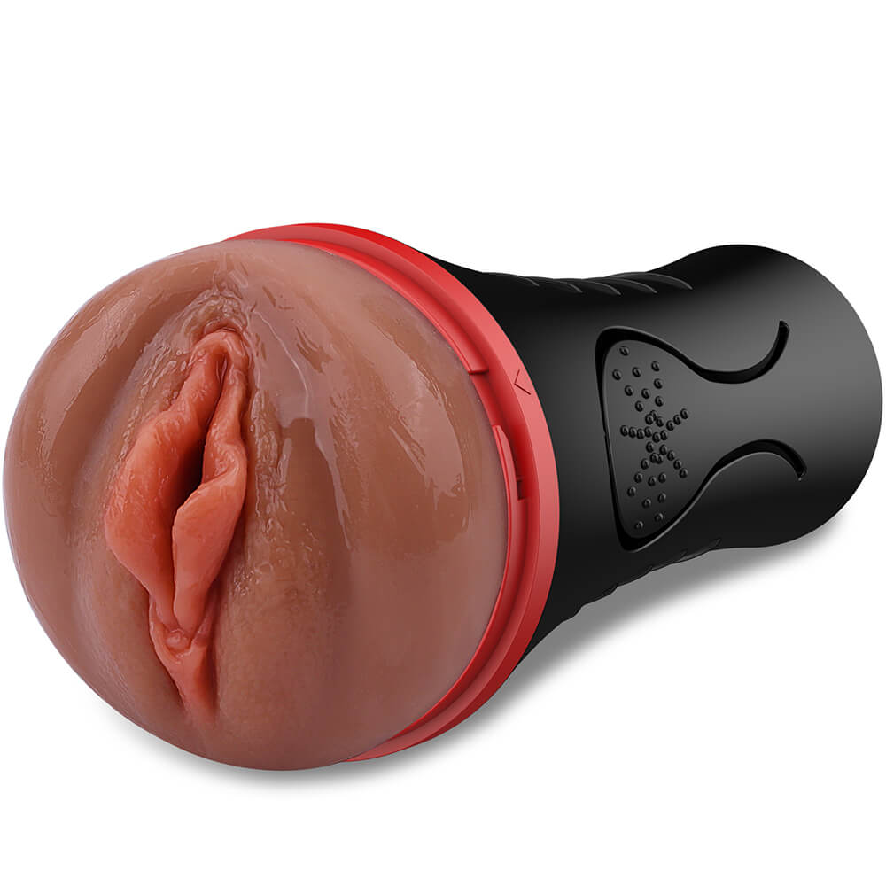 Pocket Pussy Squeezable, Soft Lips Realistic Stroker